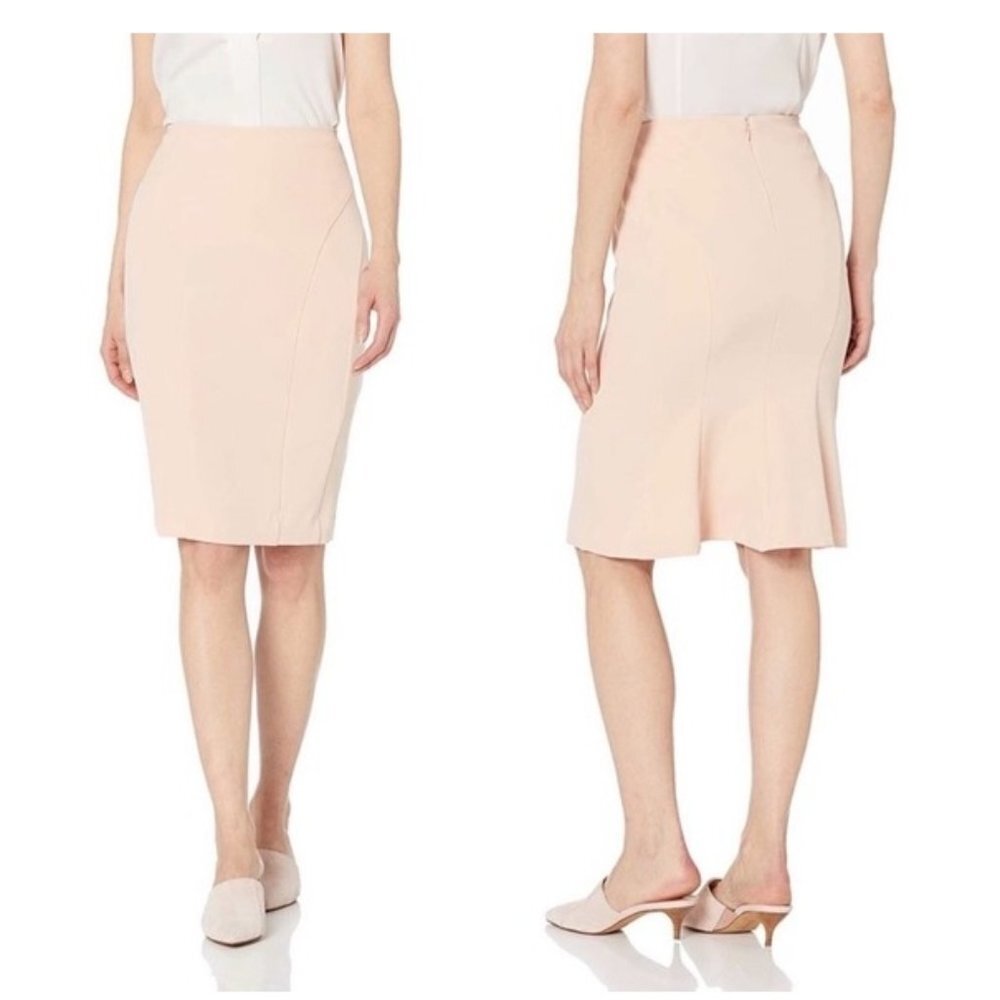 NANETTE LEPORE BLUSH PINK PENCIL SKIRT